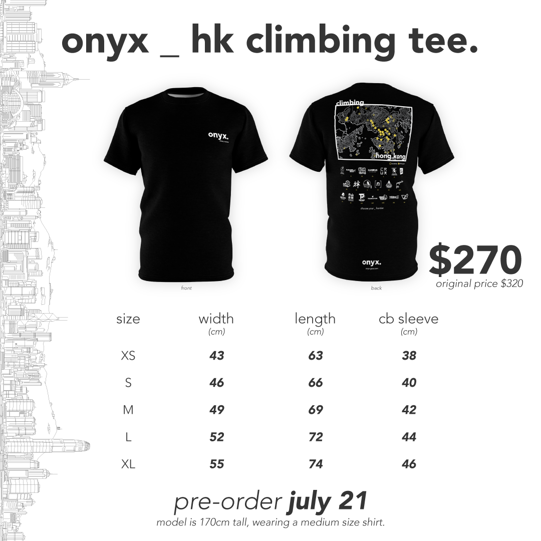 onyx hk climbing tee – Onyx